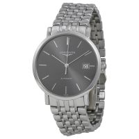 Longines Elegance Automatic Grey Dial Mens Watch L48104726