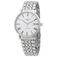 Longines Elegant Automatic White Dial Mens Watch