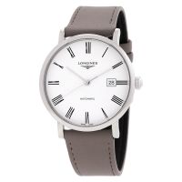 Longines Elegant Automatic White Dial Mens Watch