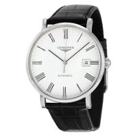 Longines Elegant Automatic White Dial Mens Watch