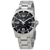 Longines HydroConquest Black Dial Mens 41mm Watch