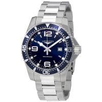 Longines HydroConquest Blue Dial Stainless Steel Mens 44mm Watch