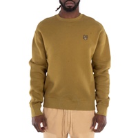 Maison Kitsune Fox Head Patch Cotton Sweatshirt
