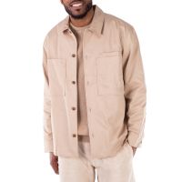 Maison Kitsune Long-Sleeve Cotton Gabardine Overshirt