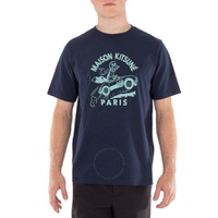 Maison Kitsune Racing Fox Cotton Comfort T-Shirt