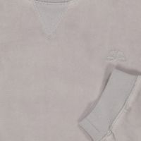 Marie Chantal Kids Dusty Grey Velour Sweater