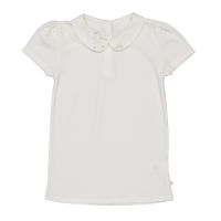 Marie Chantal Kids Embroidered Ruffle Collar Shirt