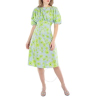 Marni Gathered Poplin Midi Dress