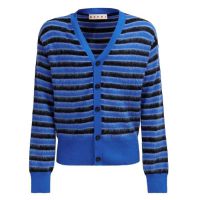 Marni Striped V-Neck Cardigan