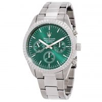 Maserati Competizione Quartz Green Dial Mens Watch