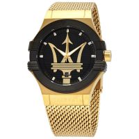 Maserati Potenza Quartz Black Dial Mens Watch