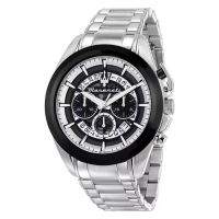 Maserati Traguardo Chronograph Quartz Black Dial Mens Watch