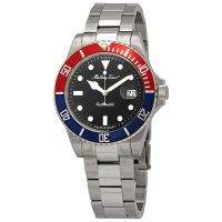 Mathey-Tissot Mathey Vintage Automatic Black Dial Pepsi Bezel Mens Watch