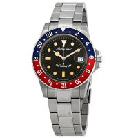 Mathey-Tissot Mathey Vintage Automatic Blue and Red Pepsi Bezel 40 mm Mens Watch