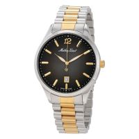 Mathey-Tissot Urban Quartz Black Dial Two-tone Mens Watch