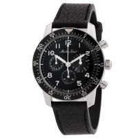 Mathey-Tissot 1968 Chronograph Automatic Black Dial Mens Watch