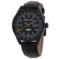 Mathey-Tissot Atlas Quartz Black Dial Mens Watch