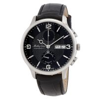 Mathey-Tissot Edmond Chrono Automatic Chronograph Black Dial Mens Watch