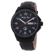 Mathey-Tissot Excalibur Quartz Black Dial Mens Watch