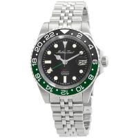 Mathey-Tissot GMT Automatic Black Dial Sprite Bezel Mens Watch