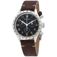 Mathey-Tissot Homage TYPE XX Chronograph Quartz Black Dial Mens Watch