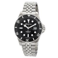 Mathey-Tissot Mathy Ceramic Quartz Black Dial Mens Watch