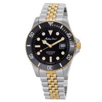 Mathey-Tissot Mathy Ceramic Quartz Black Dial Mens Watch