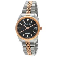 Mathey-Tissot Mathy Day-Date Quartz Black Dial Mens Watch