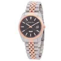 Mathey-Tissot Mathy Day-Date Quartz Black Dial Mens Watch