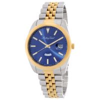 Mathey-Tissot Mathy Day-Date Quartz Blue Dial Mens Watch