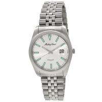 Mathey-Tissot Mathy Day-Date Quartz Silver Dial Mens Watch