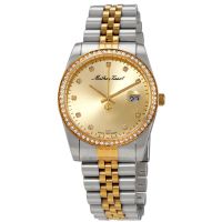 Mathey-Tissot Mathy IV Quartz Crystal Champagne Dial Mens Watch