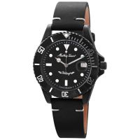 Mathey-Tissot Mathy Vintage Auto Automatic Black Dial Mens Watch