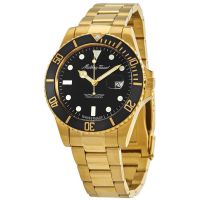 Mathey-Tissot Mathy Vintage Quartz 42mm Black Dial Mens Watch