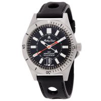 Mathey-Tissot Mergulhador GMT Quartz Black Dial Mens Watch
