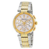 Mathey-Tissot Neptune Chrono Chronograph Quartz Silver Dial Mens Watch