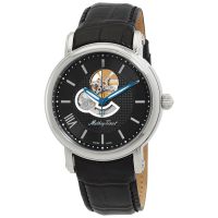 Mathey-Tissot Skeleton Automatic Black Dial Mens Watch