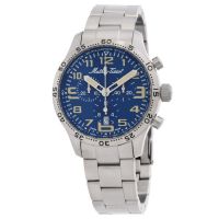 Mathey-Tissot Type 21 Titanium Chronograph Quartz Blue Dial Mens Watch