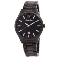 Mathey-Tissot Urban Metal Quartz Black Dial Mens Watch