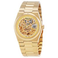 Mathey-Tissot Zeus Skeleton Automatic Champagne Dial Mens Watch