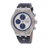 Maurice Lacroix Aikon Chronograph Automatic Silver Dial Mens Watch AI6038-SS001-131-1
