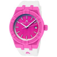 Maurice Lacroix Aikon Tide Quartz Pink Dial Mens Watch