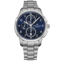 Maurice Lacroix Pontos Chronograph Automatic Blue Dial Mens Watch
