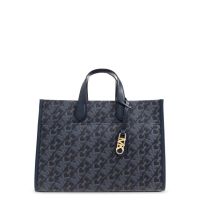 Michael Kors All-Over Logo Print Tote Bag