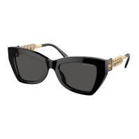 Michael Kors Montecito Dark Gray Solid Cat Eye Ladies Sunglasses 0