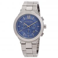 Michael Kors Oversized Billie Chronograph Quartz Blue Dial Mens Watch