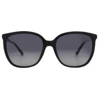 Michael Kors Polarized Dark Gray Square Ladies Sunglasses