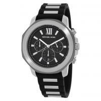 Michael Kors Prescott Chronograph Quartz Black Dial Mens Watch