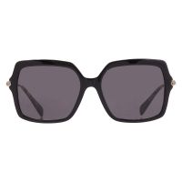 Michael Kors Quogue Dark Grey Solid Square Ladies Sunglasses