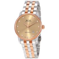 Mido Baroncelli II Gold Dial Automatic Two-tone Mens Watch M8600.9.67.1